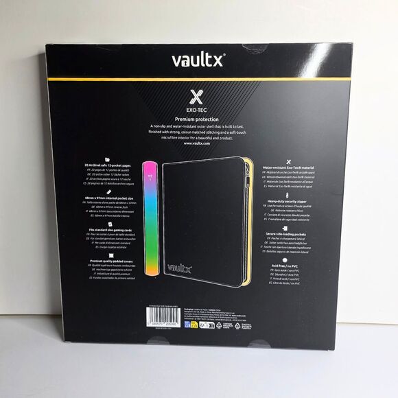 Vault X ME1 12 Pocket Binder Exo-Tec Zip Mega Evolutions 1st Edition NEW SEALED - Picture 3 of 4